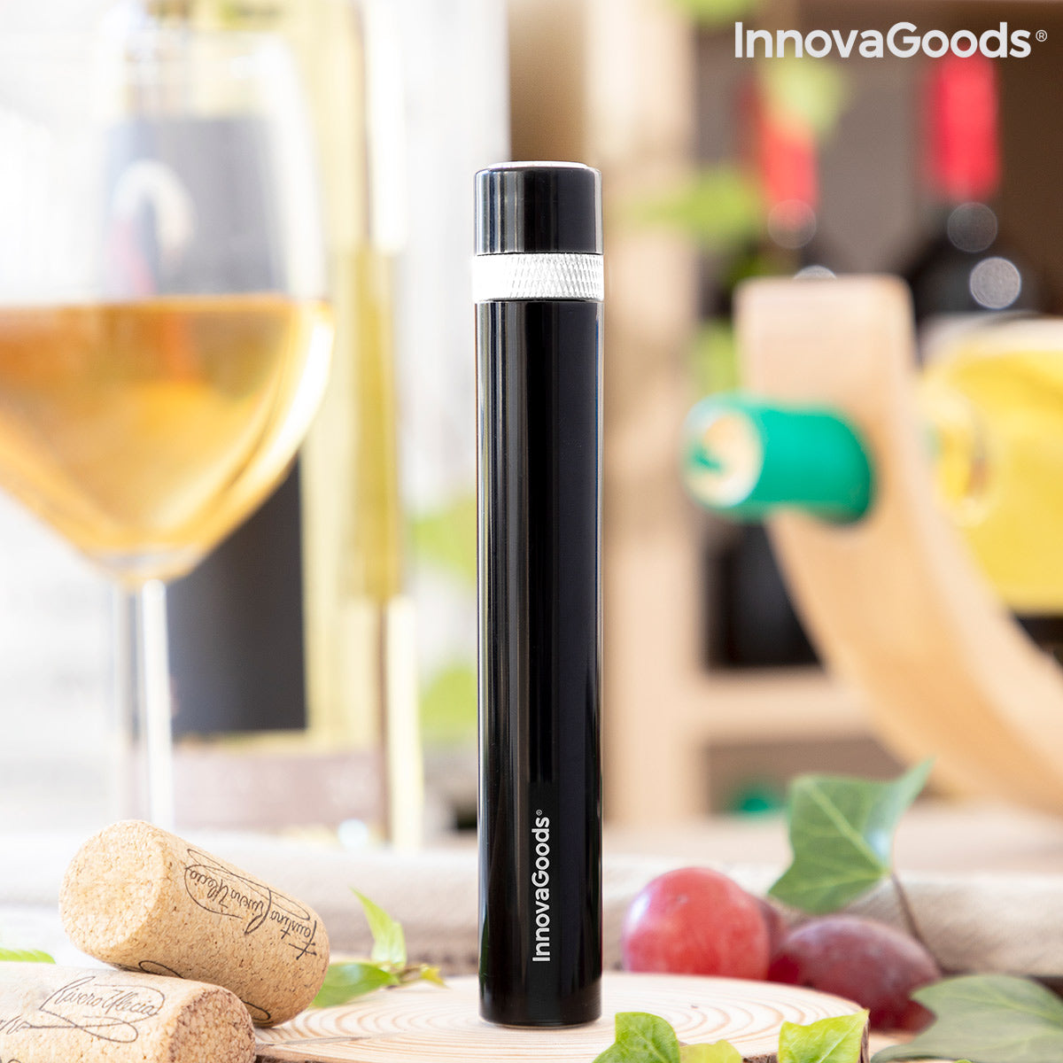 Saca-rolhas de Ar Pressurizado para Vinho Dewino InnovaGoods