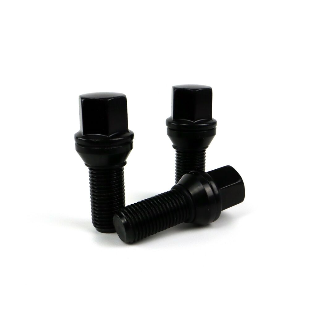 Set Porcas OMP 33 mm Preto M12 x 1,50