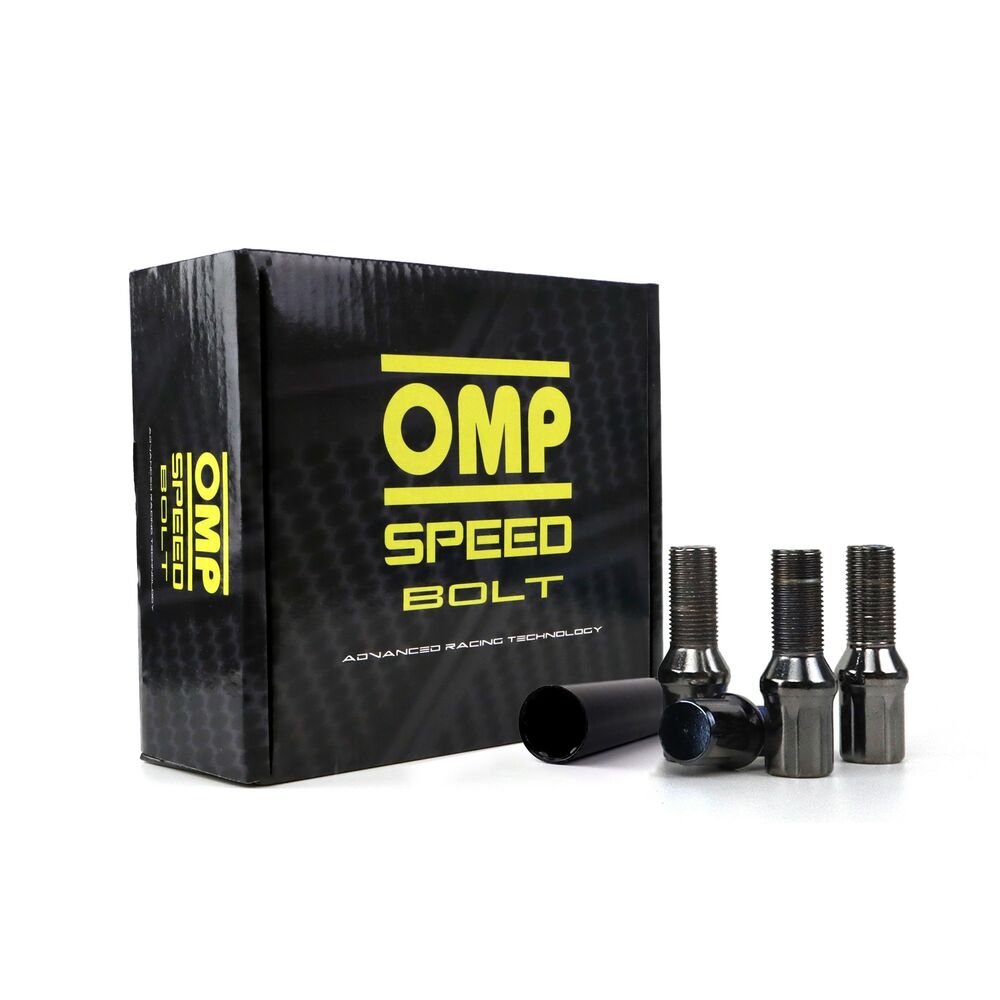 Set Porcas OMP 27 mm Antracite 20 uds M12 x 1,50