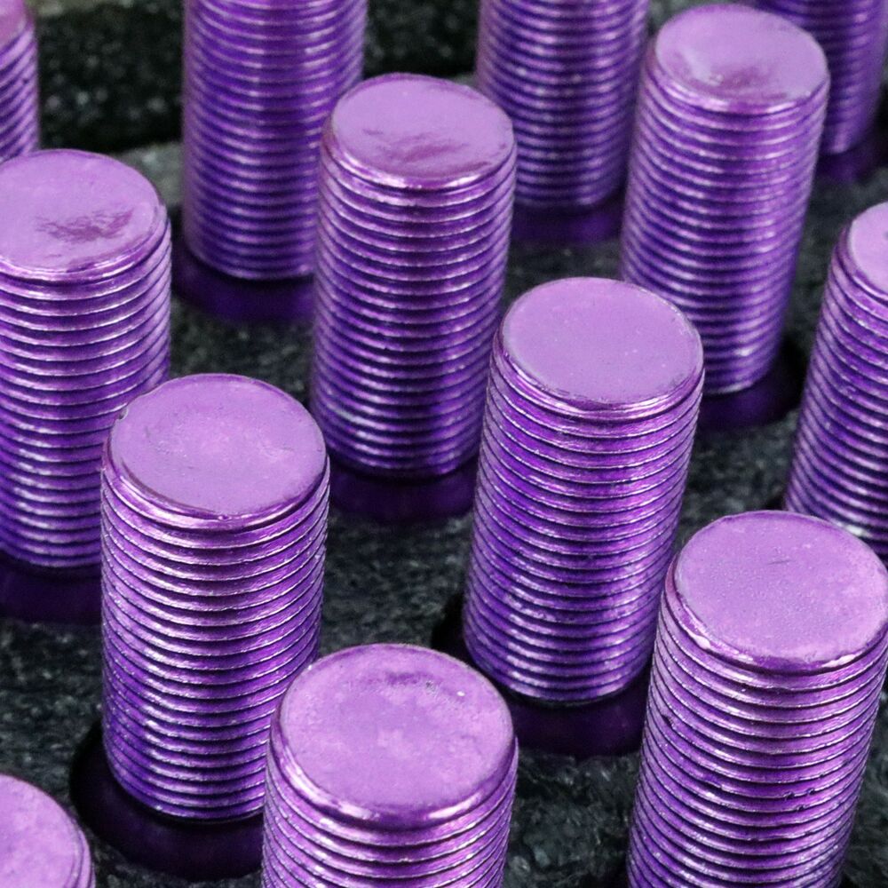 Set Porcas OMP 27 mm Violeta 20 uds M12 x 1,50