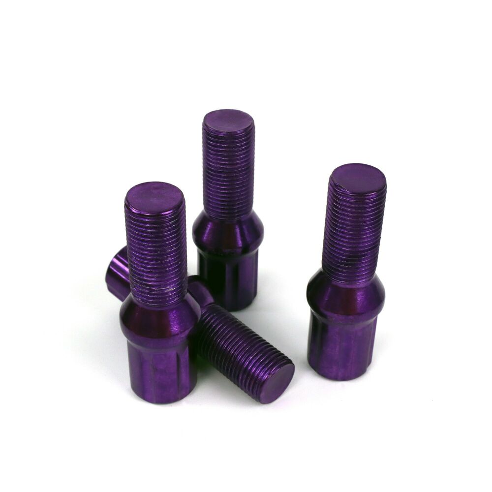 Set Porcas OMP 27 mm Violeta 20 uds M12 x 1,50