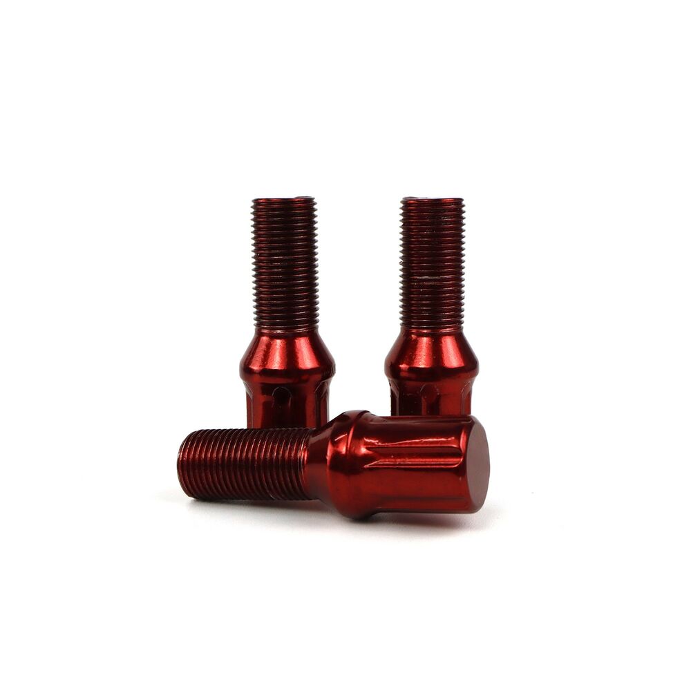 Set Porcas OMP 27 mm Vermelho 20 uds M14 x 1,25