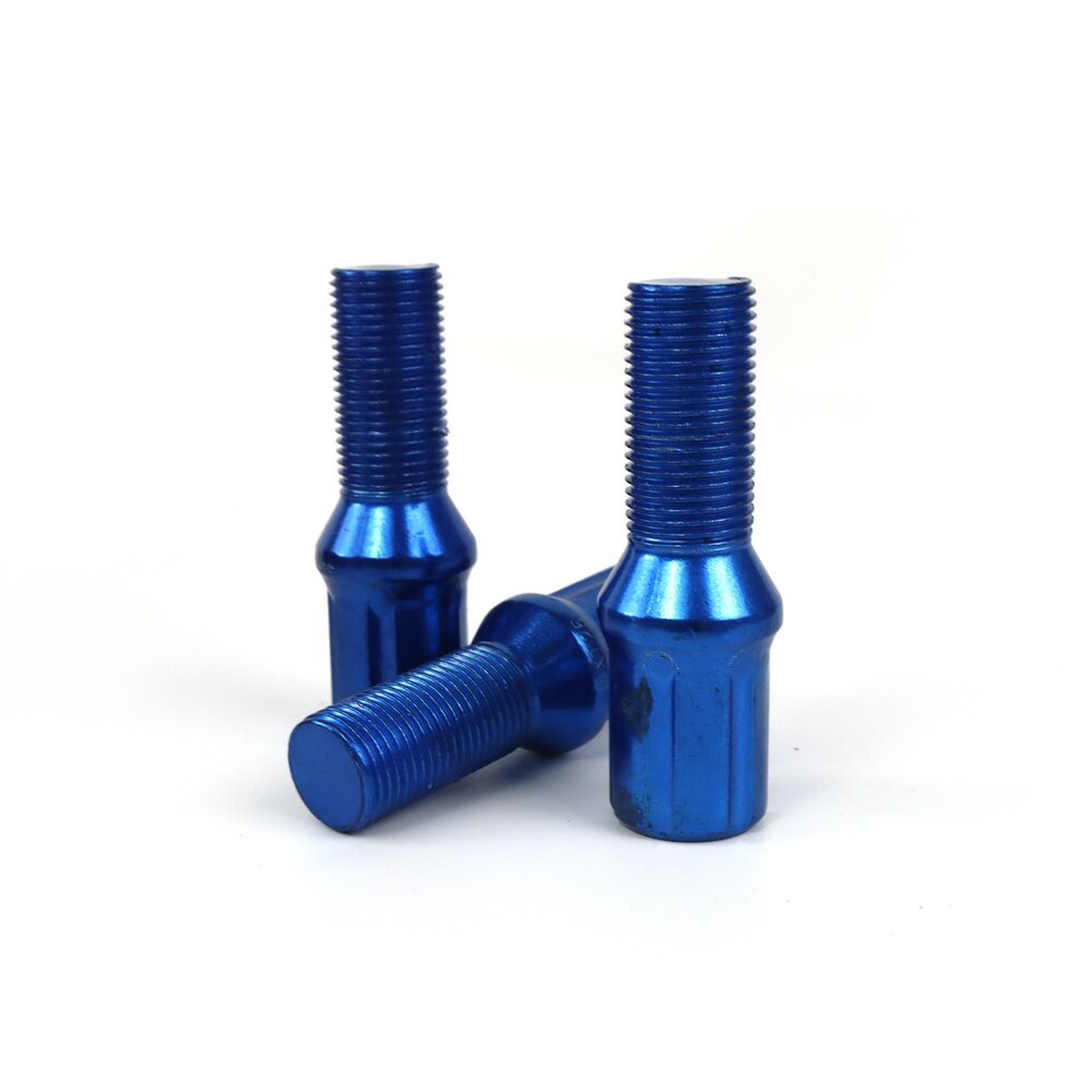 Set Porcas OMP 27 mm Azul 20 uds M14 x 1,25