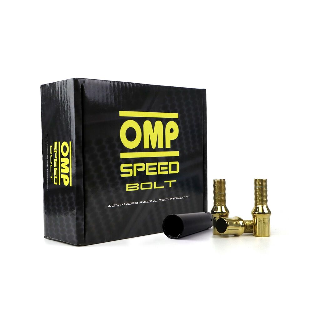 Set Porcas OMP 27 mm Amarelo 20 uds M14 x 1,25