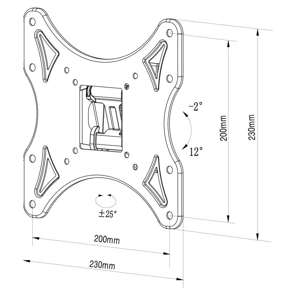 Suporte TV TM Electron 26"-40" 25 kg