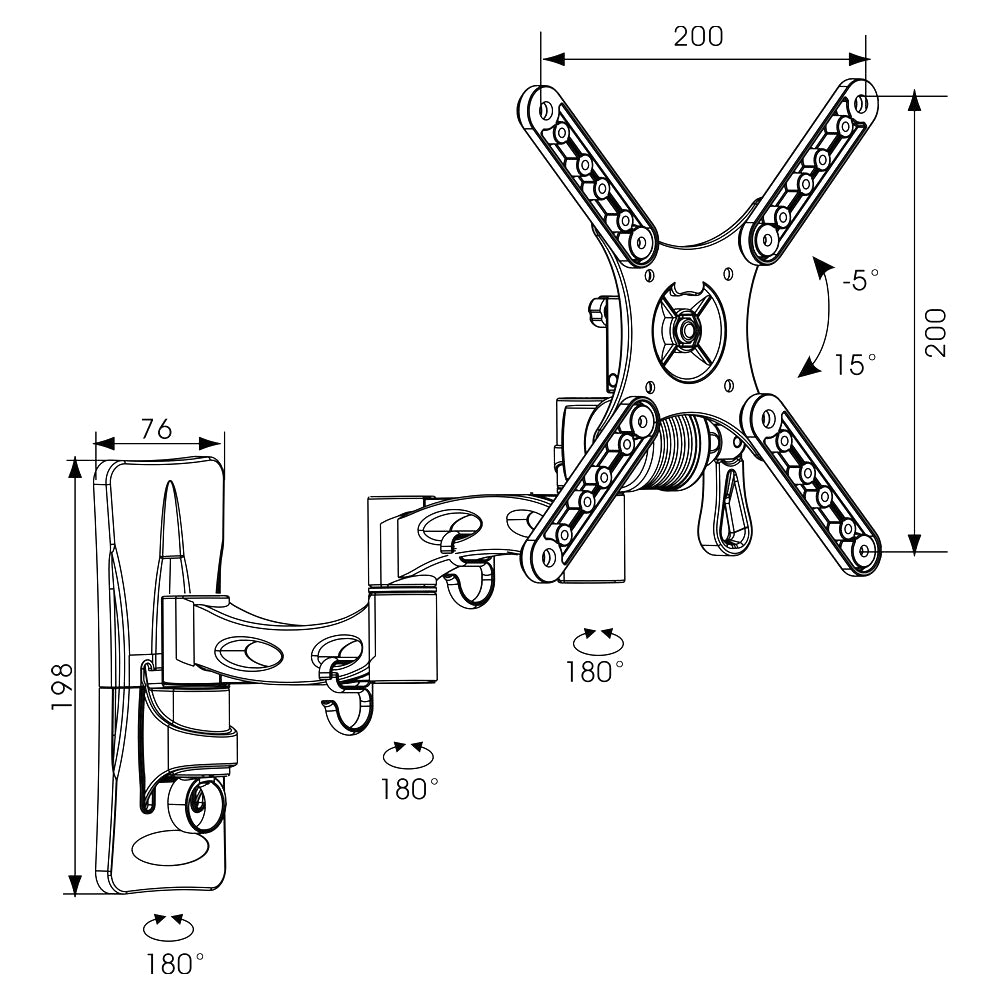 Suporte TV TM Electron 20 kg 10"-32"