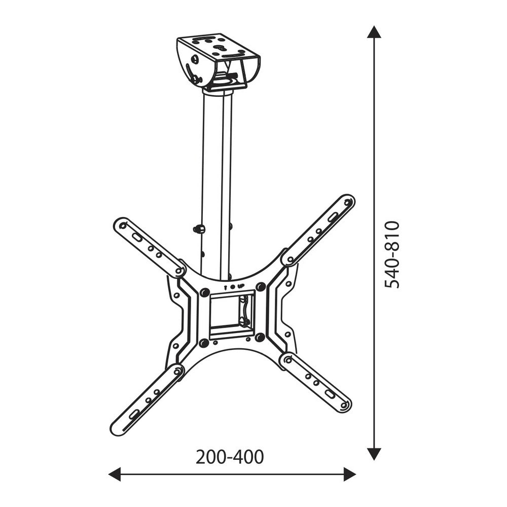 Suporte TV TM Electron 30 Kg 26-55"