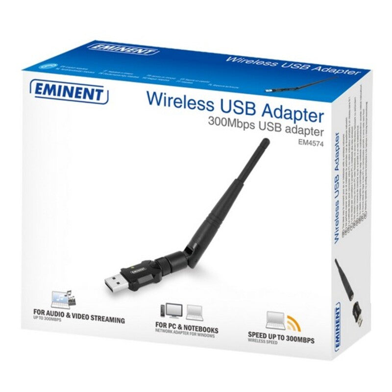 Ponto de Acesso Eminent EM4574 2.4 GHz 300 Mbps Preto