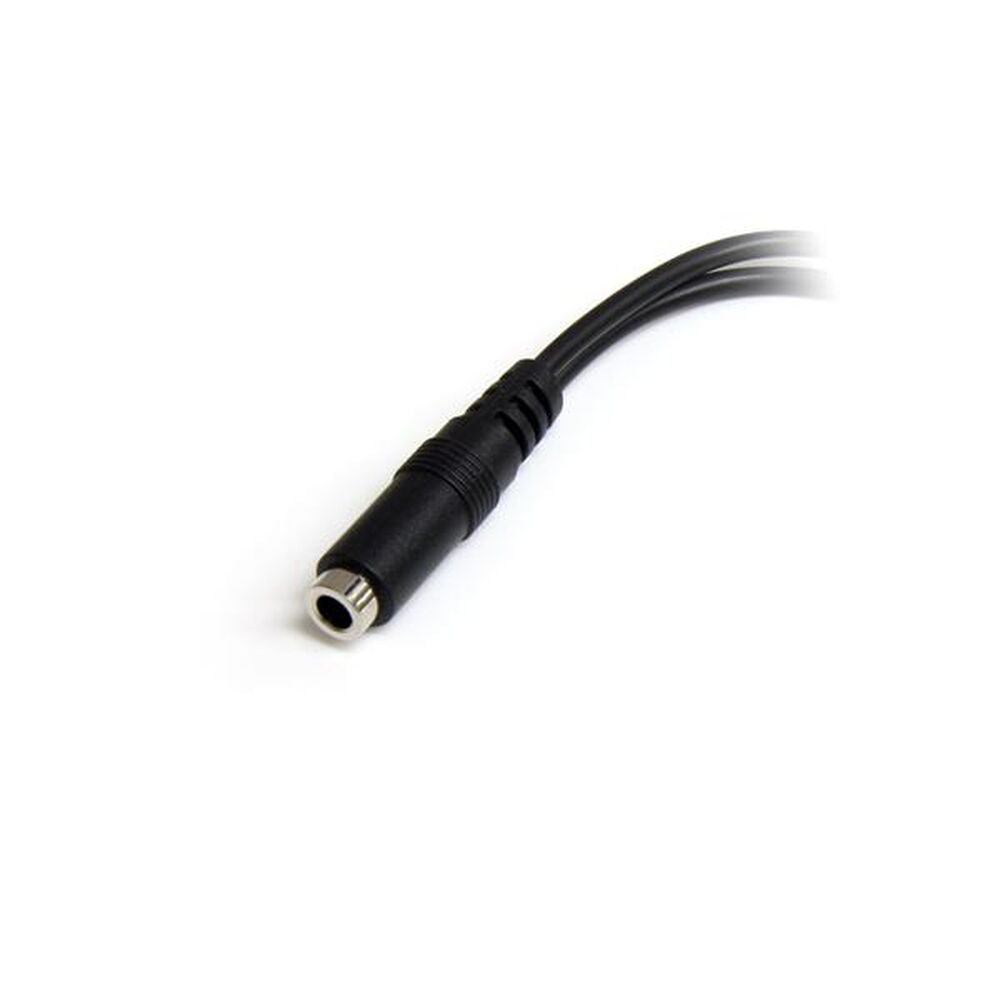 Adaptador Áudio Jack Startech MUYHSFMM             Preto 0,13 m